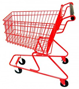 Kids Metal Shopping Cart - Mini 