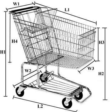 grocery buggy carts